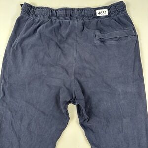 VTG Nike Sweatpants Men Small Blue Label Athletic Jogger Pants Pockets Cotton